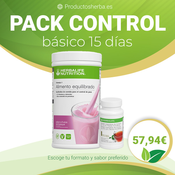 Pack básico control de peso Herbalife | 15 días